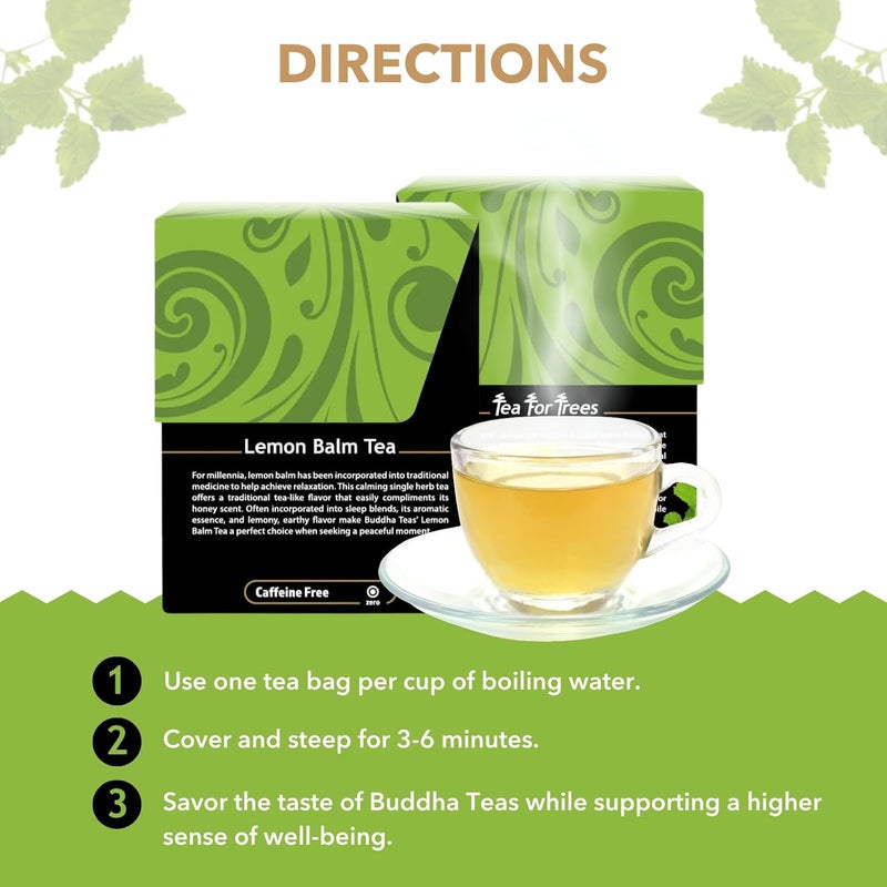 Buddha Teas Organic Lemon Balm Tea - Image 4